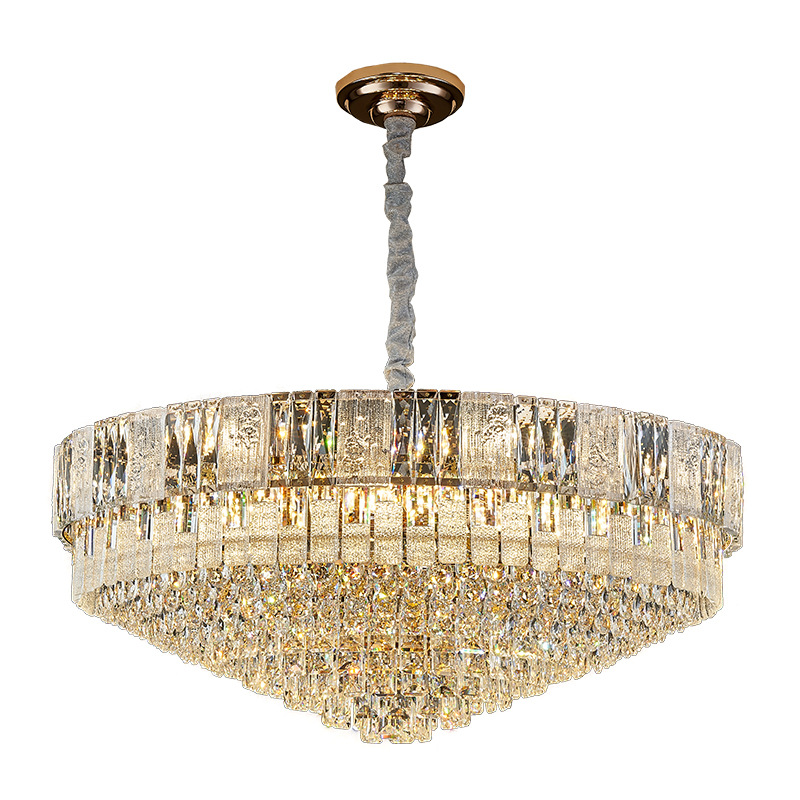 欧式客厅水晶吊灯轻奢高颜值大师设计卧室主卧高端餐厅吊灯